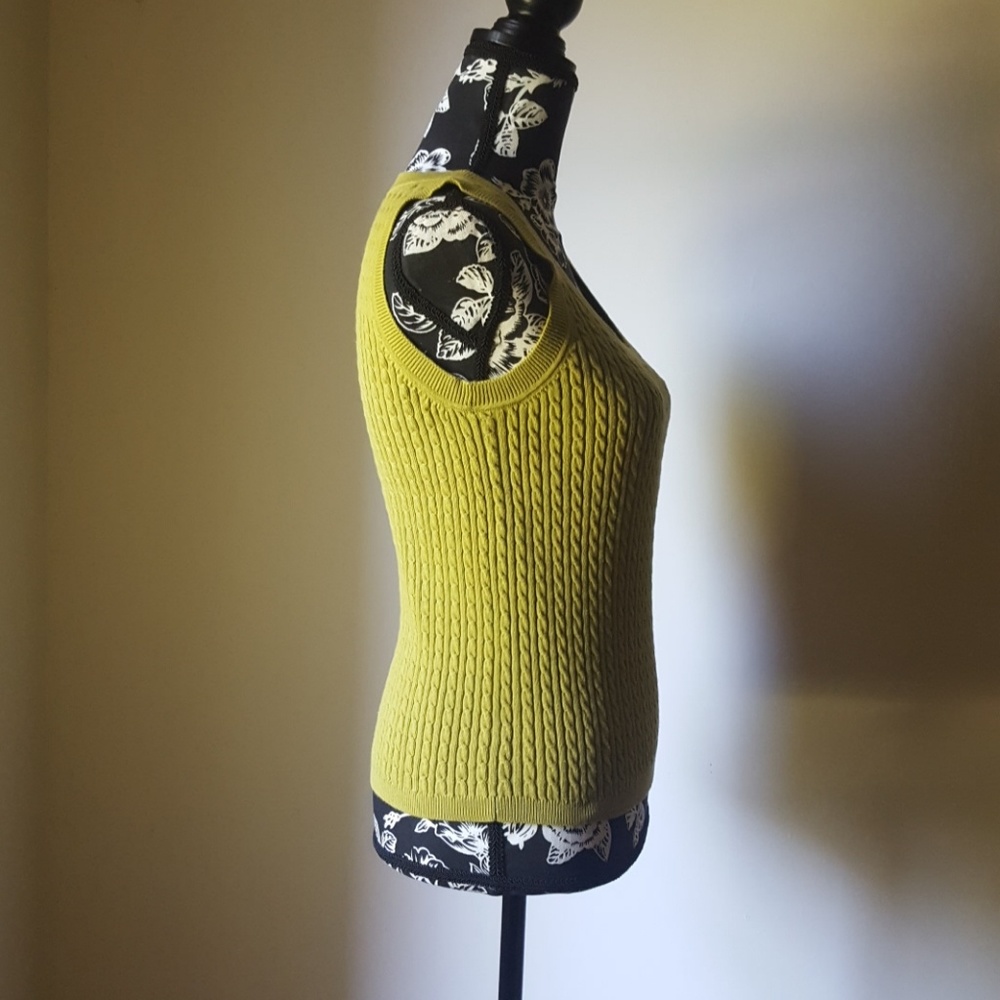 Jones New York💙 Signature Lime Green Pullover - Picture 3 of 4